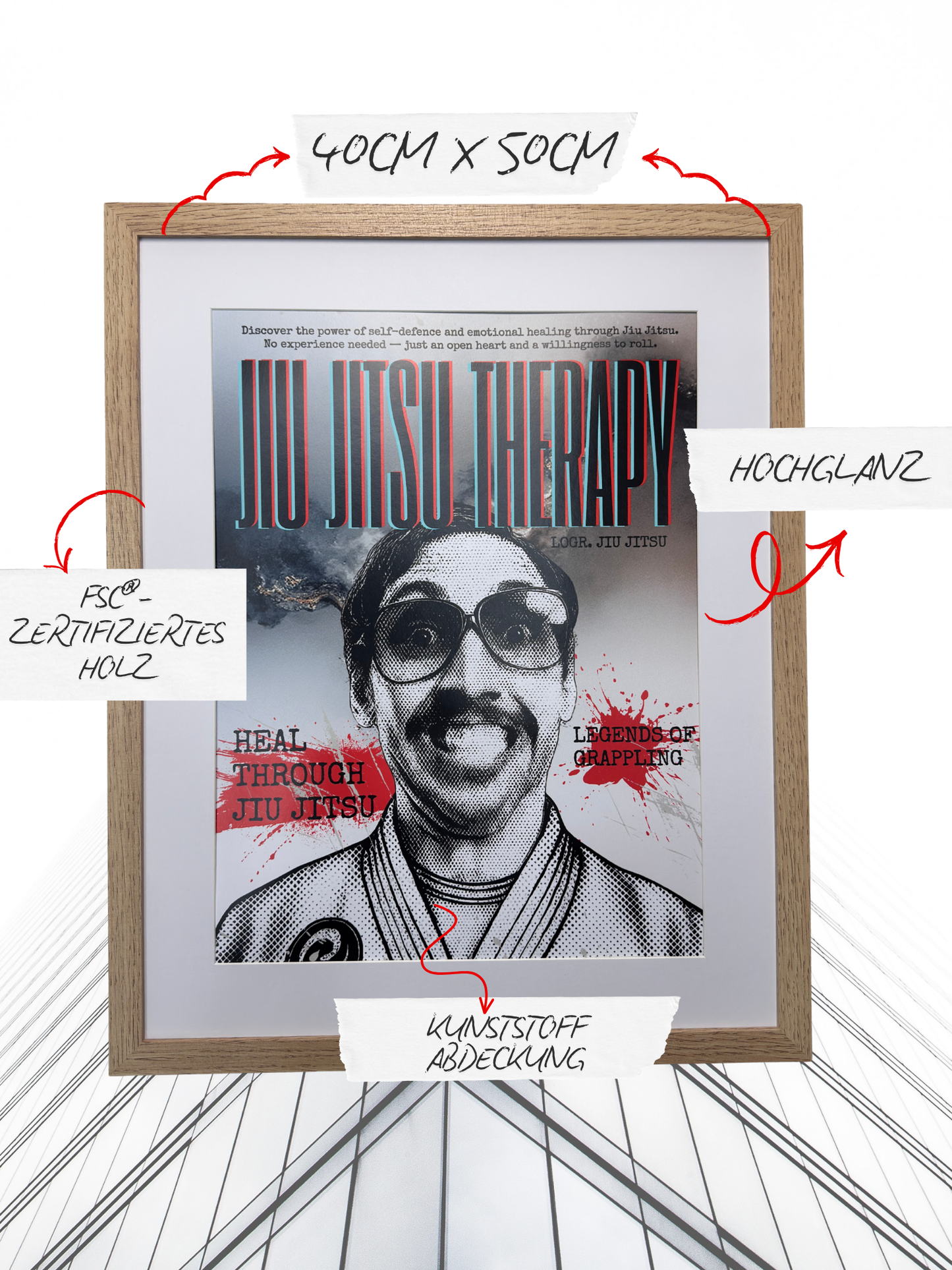 LOGR® Studio Poster – Jiu Jitsu Therapy