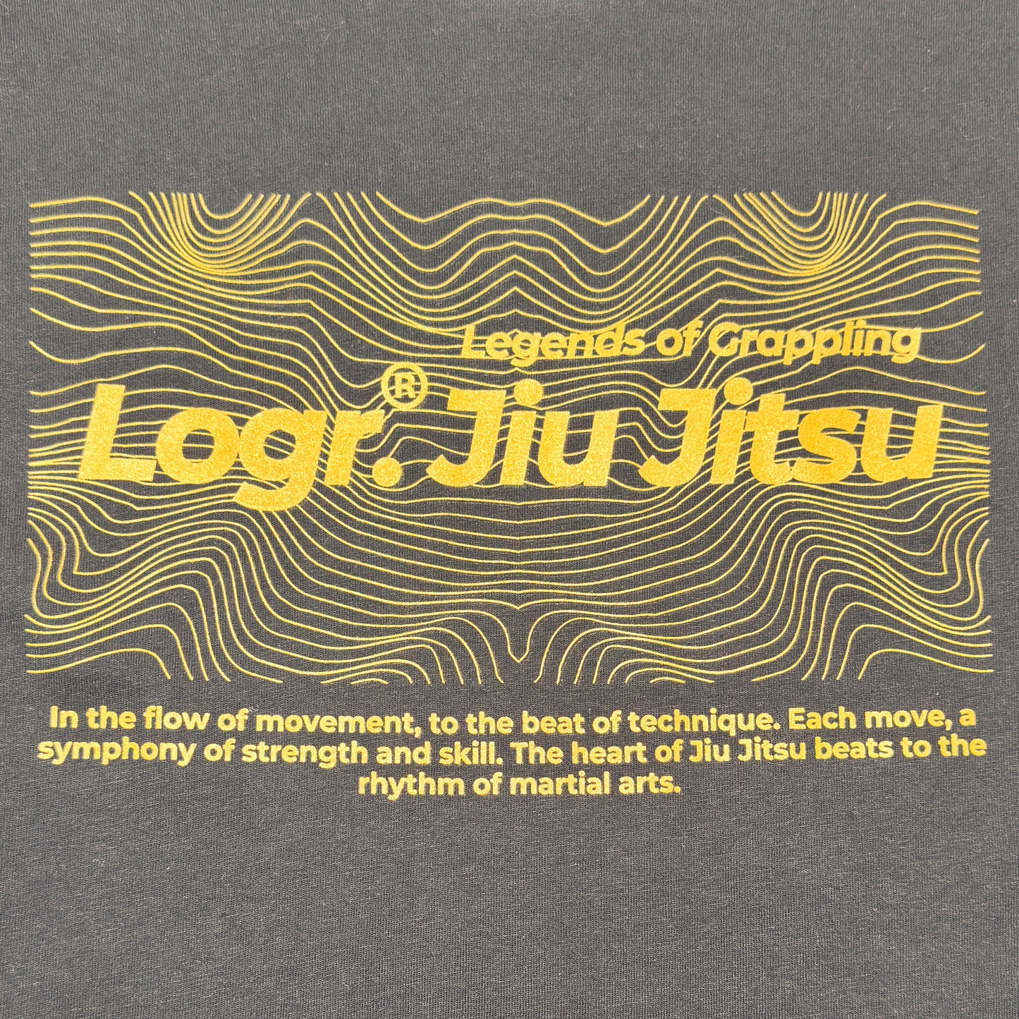 LOGR® ORIGINS Oversize Tee – Flow Gold