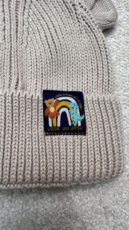 LOGR® FUTURE Kids Beanie – Beige