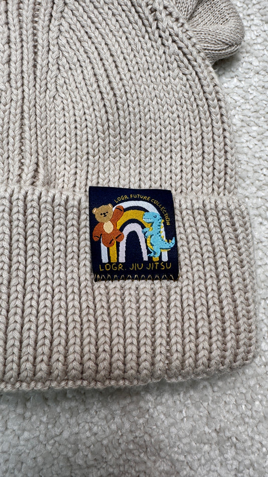 LOGR® FUTURE Kids Beanie – Beige