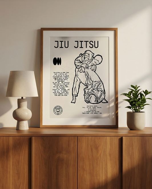 Logr.® Studio Poster – Jiu Jitsu Technique