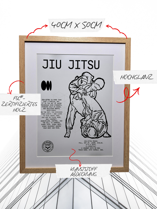 LOGR® Studio Poster – Jiu Jitsu Technique
